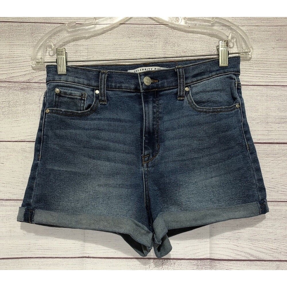 Celebrity Pink - Hi-Rise Mom the Iconic Short, cuffed jean shorts sz 9/29